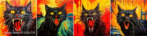 Explore the symbolism of black cats in art. Learn about the German Expressionists and their use of black cat imagery. Find out how black cats are represented in psychedelic art.