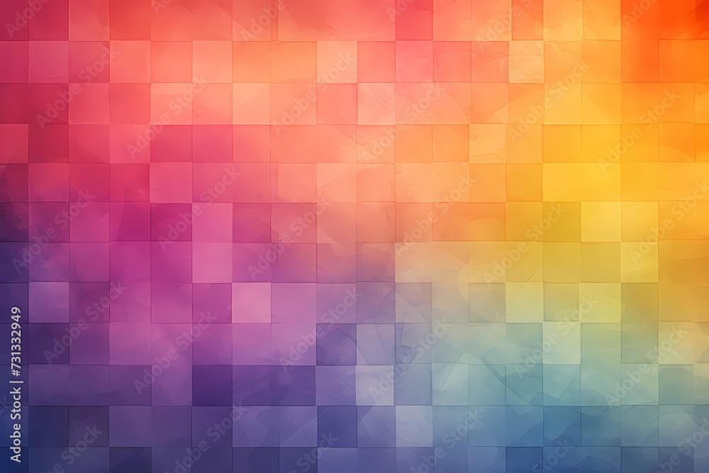 bright colored and blurry pastel background, that, in the style of shaped canvas, textured canvas, dark indigo and orange, light yellow and magenta - obrazy, fototapety, plakaty 