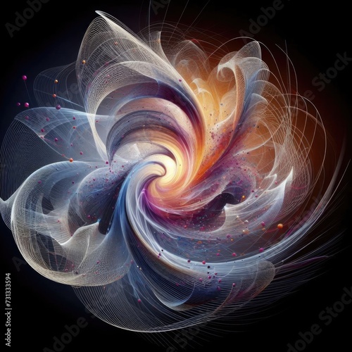 fractal, light, design, texture, motion, spiral, illustration, backdrop, swirl, concept, idea, pattern, geometry, fantasy, movement, brain, wallpaper, whirl, energy, creativity, art, space, consciousn photo