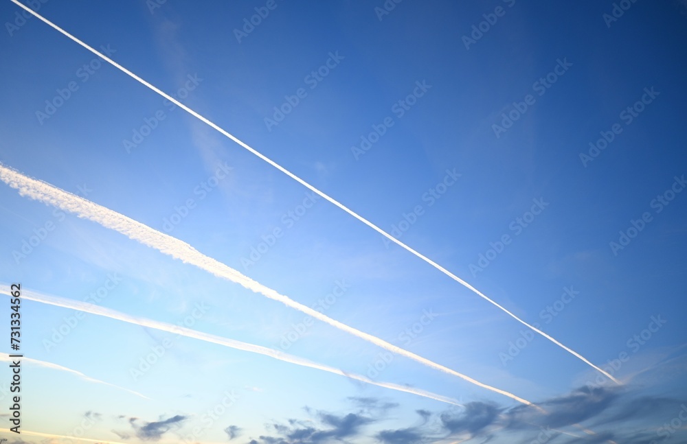 airplane in the sky airplane in the sky