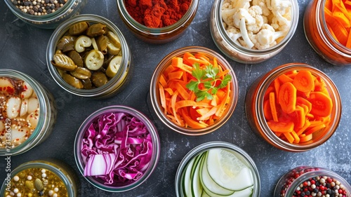 incorporating fermented foods into your diet to support a healthy gut,pickled vegetables in glass jars