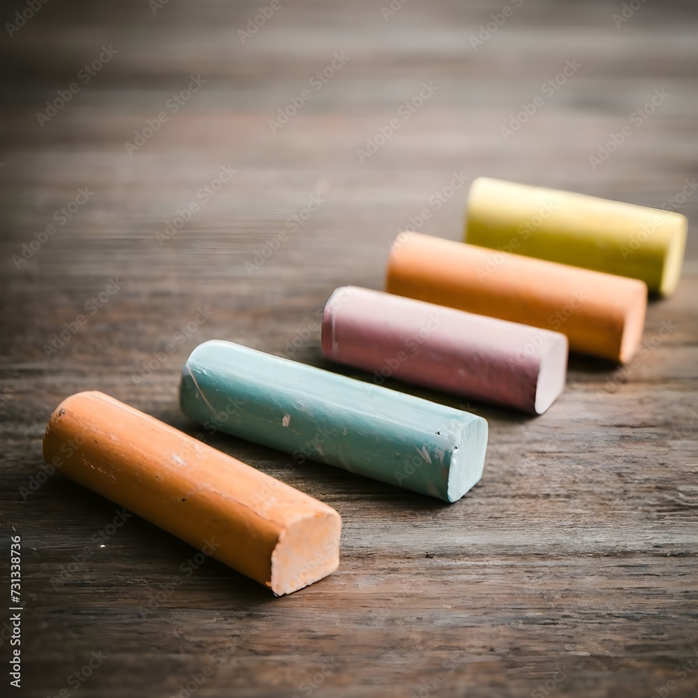 colored chalk on a blackboard colored chalk on a blackboard