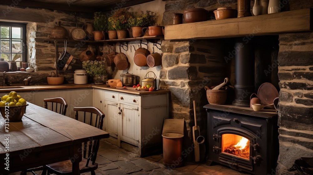 Cozy Rustic Farmhouse Kitchen - A Blend of Tradition and Comfort Cozy Rustic Farmhouse Kitchen - A Blend of Tradition and Comfort