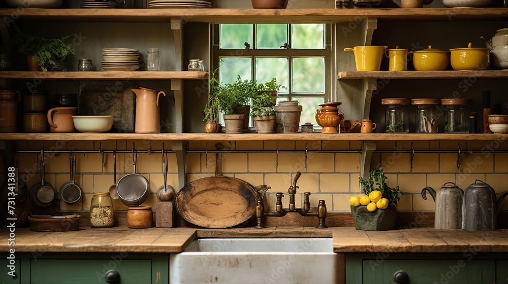 Cozy Rustic Farmhouse Kitchen - A Blend of Tradition and Comfort Cozy Rustic Farmhouse Kitchen - A Blend of Tradition and Comfort