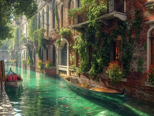 Fotografija The canals of Venice, clear and teeming with fish, as nature overtakes the city