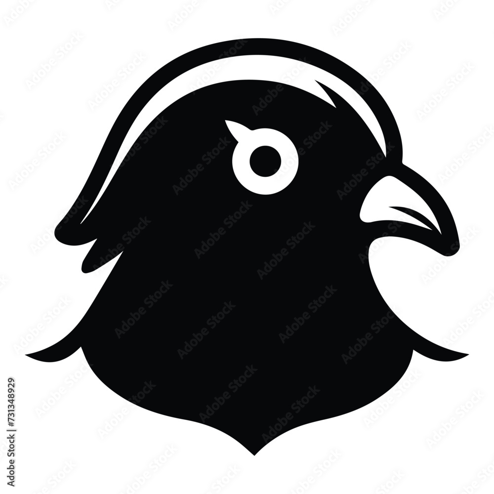Pigeon Flat Icon Isolated On White Background Pigeon Flat Icon Isolated On White Background