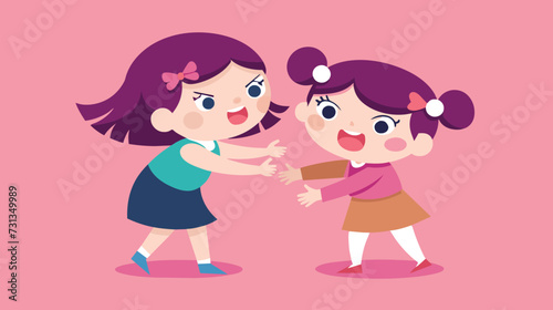 Two close friends fighting with each other.