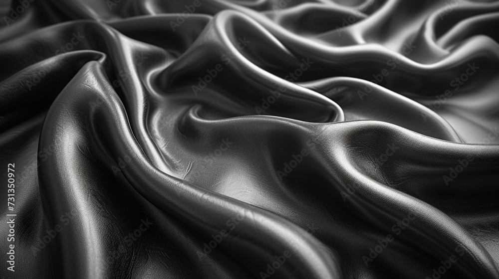 Fototapeta premium black satin fabric