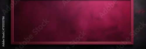 blank frame in Maroon backdrop with Maroon wall, in the style of dark gray