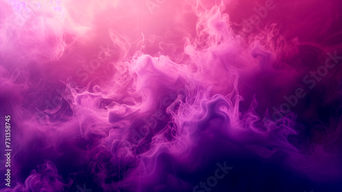 Pink-purple aura - psychedelic background smoke - pink clouds.