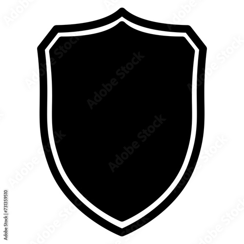 Shield icon. Protect shield vector