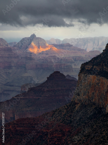 Grand Canyon Rain Clouds