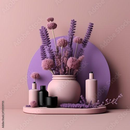 Serene Still Life with Lavender