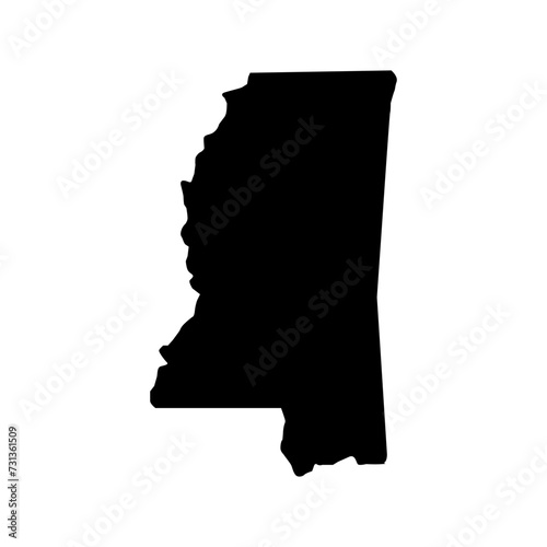 Mississippi map