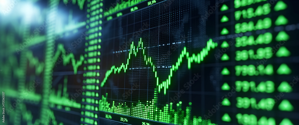 Trading on the stock markets and looking at stock charts and graphs Trading on the stock markets and looking at stock charts and graphs