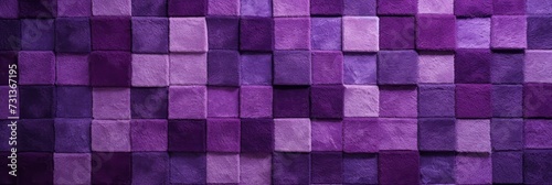 Purple square checkered carpet texture  photo