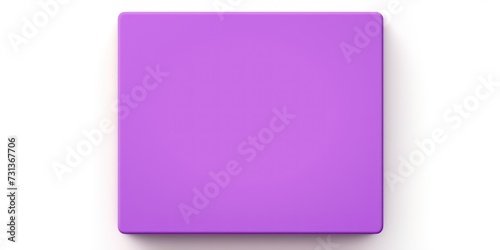 Purple square isolated on white background 