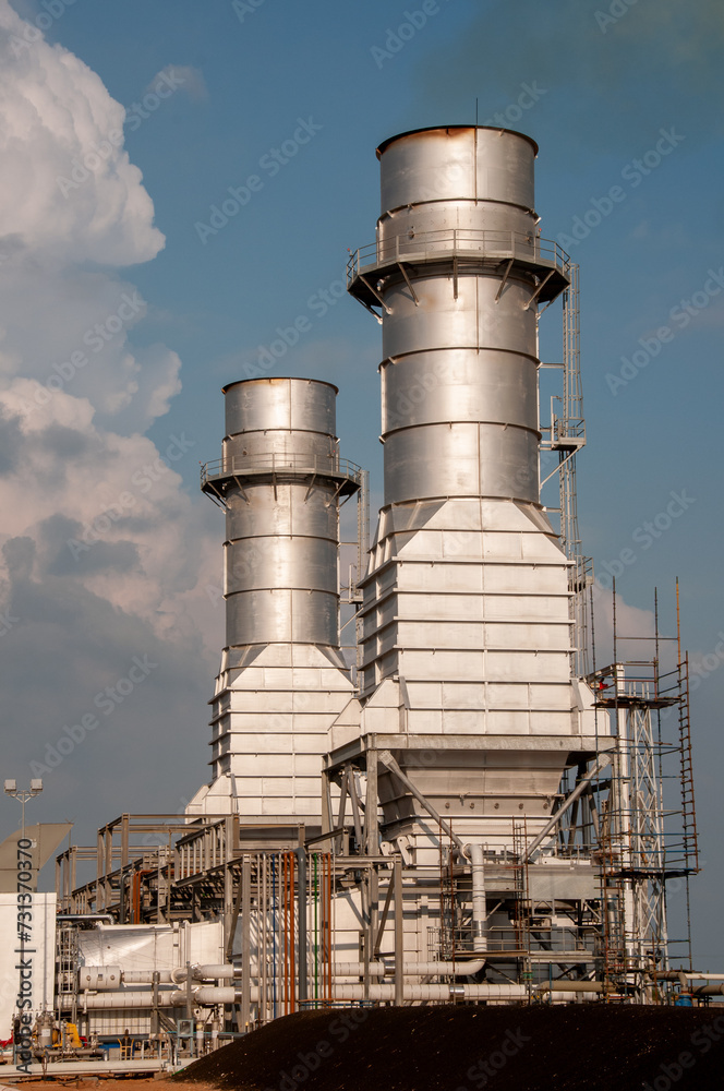 chimney of a fossil fuel thermoelectric plant chimney of a fossil fuel thermoelectric plant