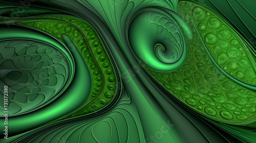 Abstract pattern and texture in vivid green