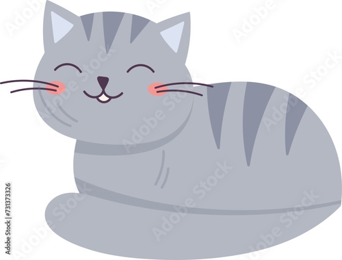 Lying Cat Pet