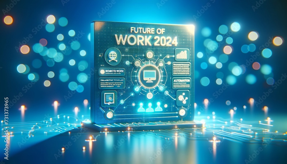 Future of Work 2024 Infographic Stock Illustration Adobe Stock