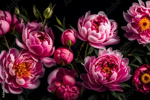 pink and white tulips © younas