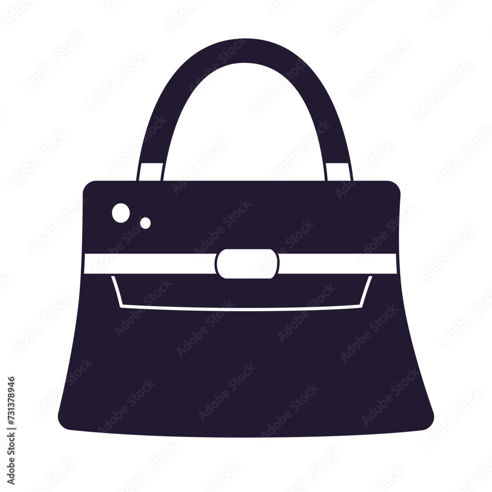 Purse handbag or clutch bag vector icon Purse handbag or clutch bag vector icon