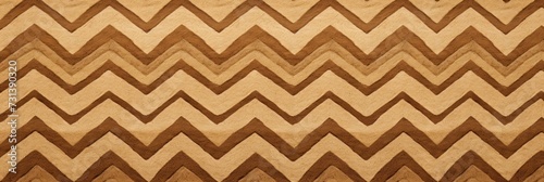 Tan zig-zag wave pattern carpet texture background 
