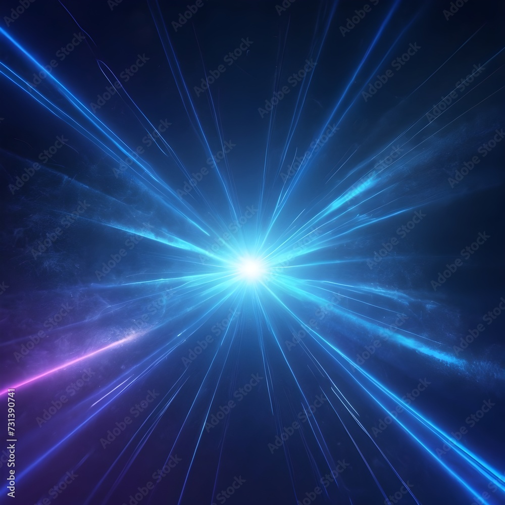 Abstract blue background with neon rays, flashes of light, faces, lines. Cosmic abstract background of the substrate. Abstract blue background with neon rays, flashes of light, faces, lines. Cosmic abstract background of the substrate.