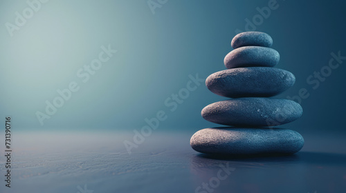 Stack of zen stones