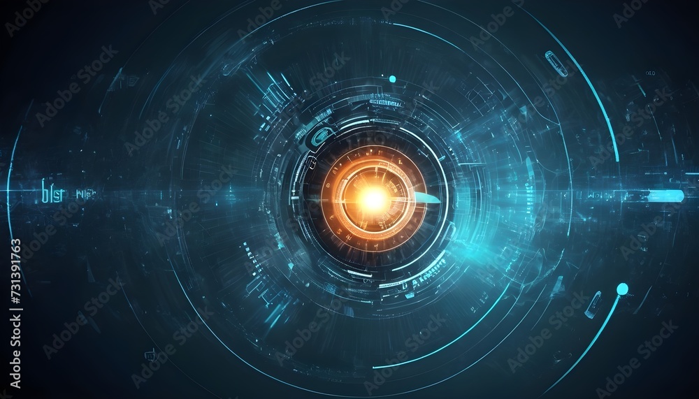 Futuristic technology background Futuristic technology background