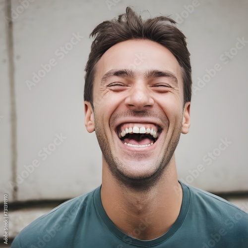Happy laughing man © Antonio Giordano