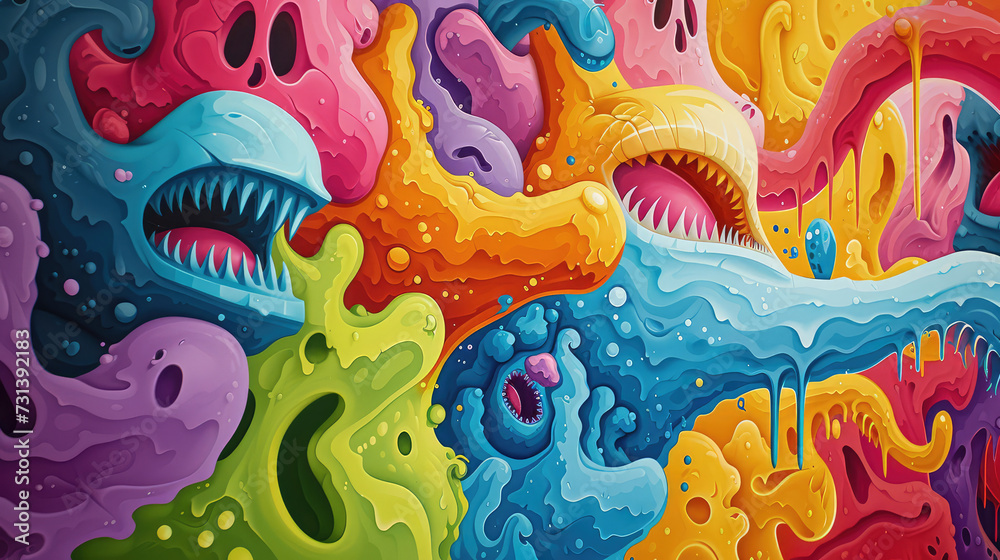 Art - Abstract faces of life Art - Abstract faces of life