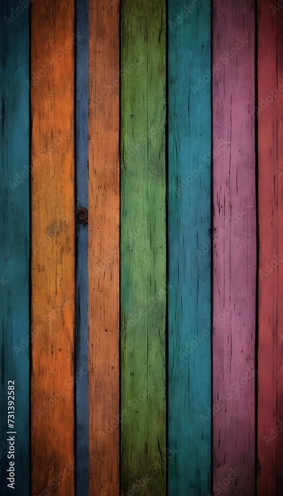 Old, grungy, colorful wood background Old, grungy, colorful wood background