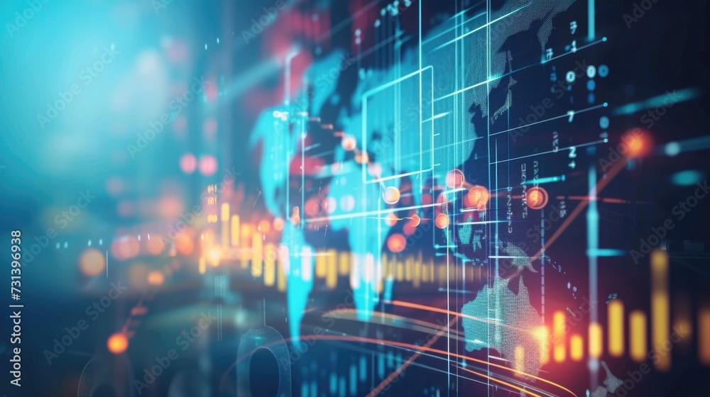 Business and economic growth on global business network, Data analysis of financial and banking Business and economic growth on global business network, Data analysis of financial and banking