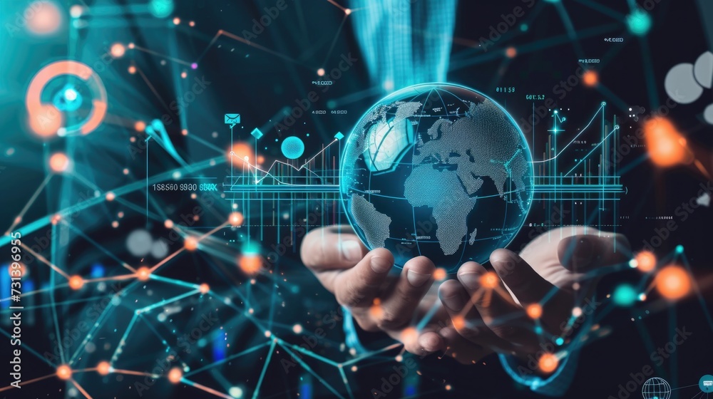 Business and economic growth on global business network, Data analysis of financial and banking Business and economic growth on global business network, Data analysis of financial and banking