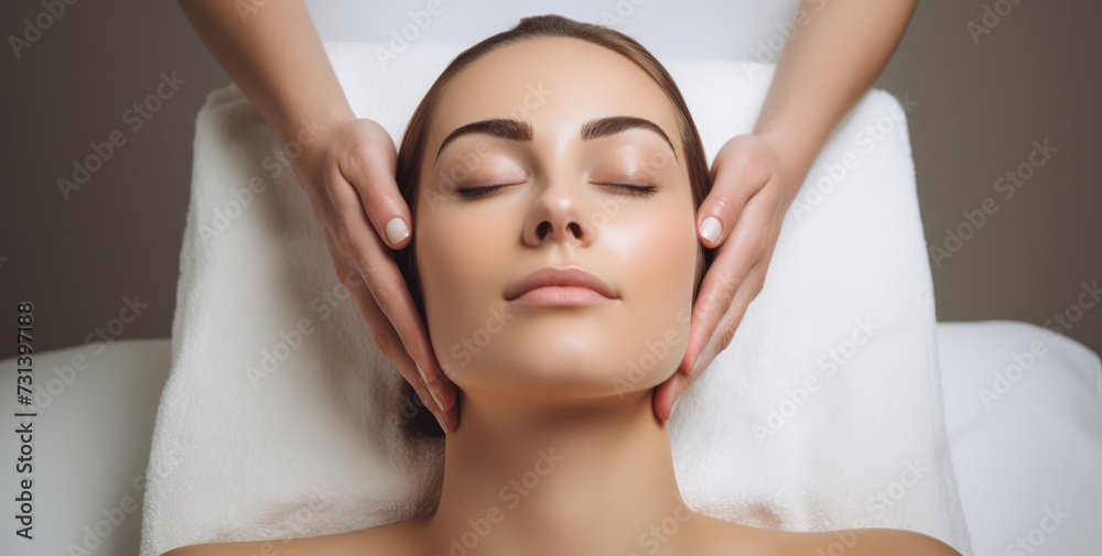 Relaxing Beauty Treatment: Women's Restful Massage Therapy in a Luxurious Spa