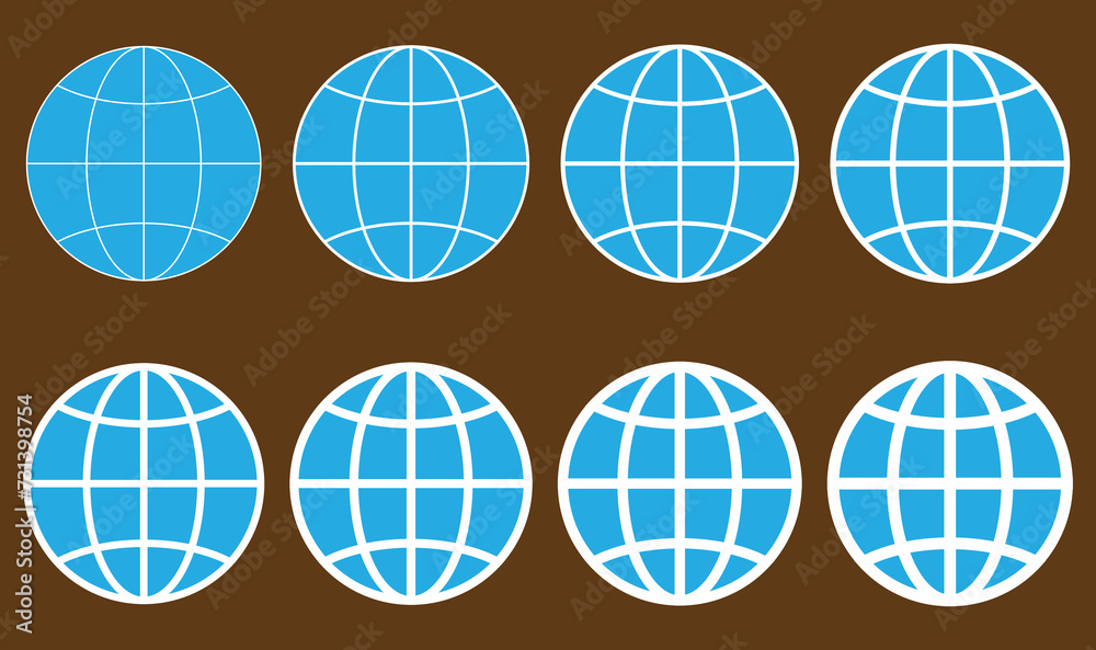 Globe icon, world icon, globe symbol vector illustration. Globe icon, world icon, globe symbol vector illustration.