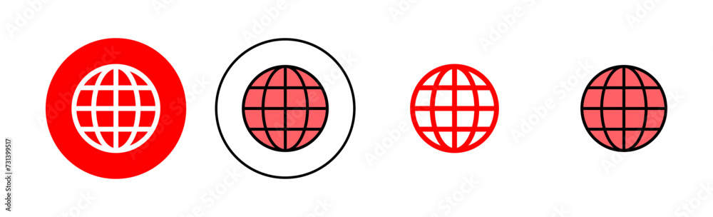 Web icon set illustration. go to web sign and symbol. web click icon. Global search icon Web icon set illustration. go to web sign and symbol. web click icon. Global search icon