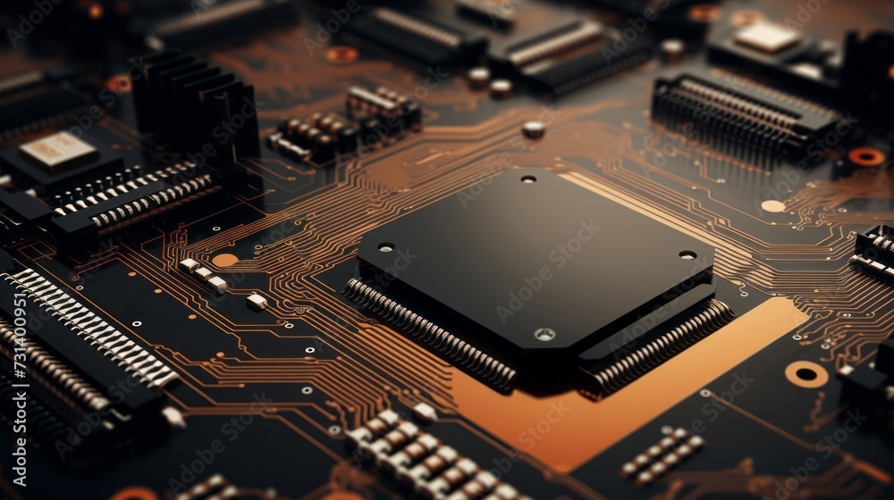 半導体の基盤,Generative AI AI画像