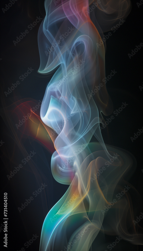 Obraz premium colorful smoky