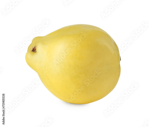 Delicious fresh ripe quince isolated on white