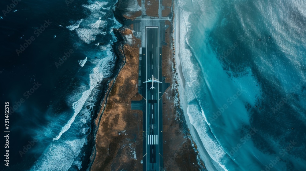 airport top arial dron view,travel concept