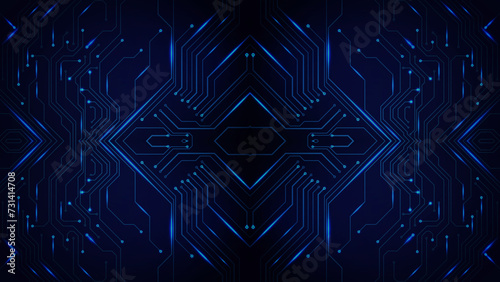 Mechatronic style Digital Background   Digital Circuit board background  Digital Wireframe Data background  Data Storage  Digital Blue Abstract Background  Data Engineering Circuit 