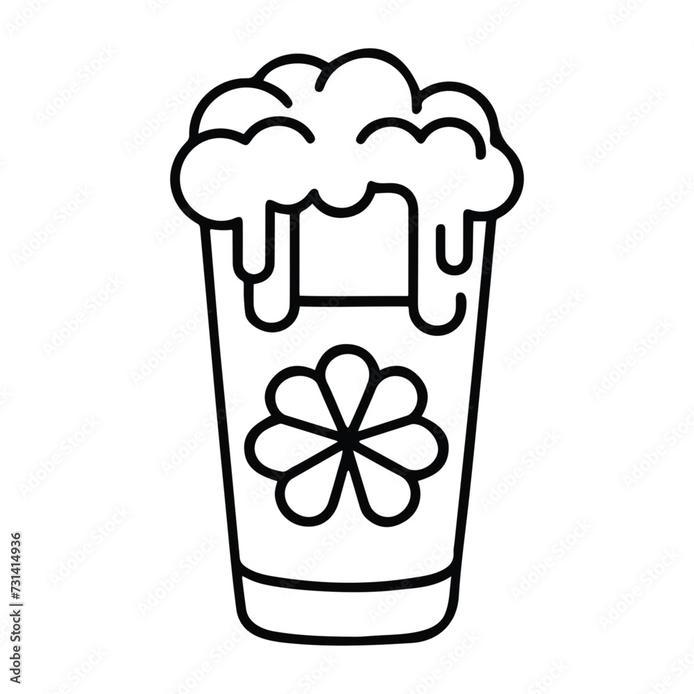 Glass of beer for st Patricks day Glass of beer for st Patricks day