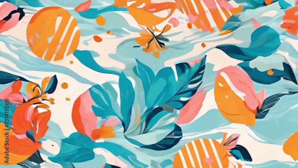 Abstract summer artistic illustration pattern, motion Abstract summer artistic illustration pattern, motion