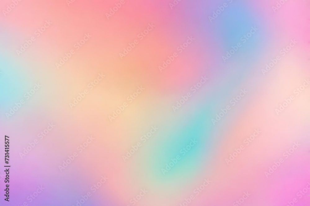 Abstract Gradient Smooth Blurred Vibrant Pastel Background Image