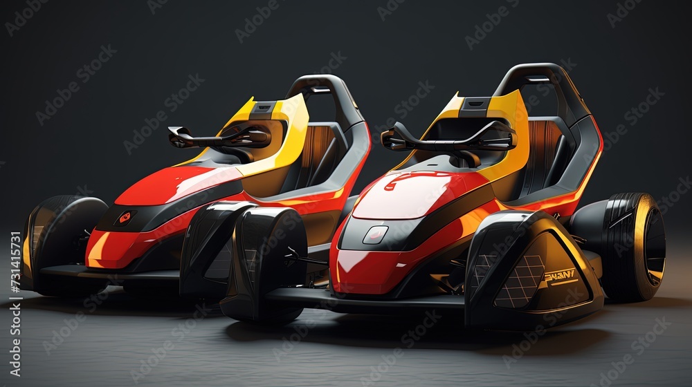 Advanced electric go karts entertainment