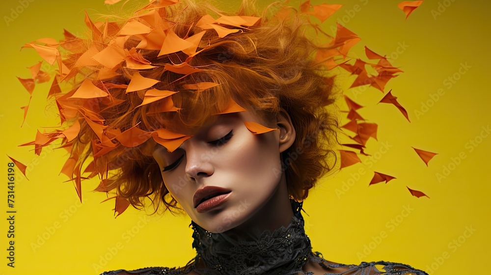 Fototapeta premium Bold and experimental fashion editorials