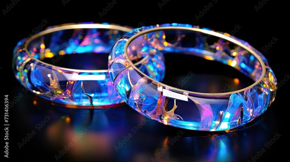 Exquisite holographic jewelry fashion Exquisite holographic jewelry fashion